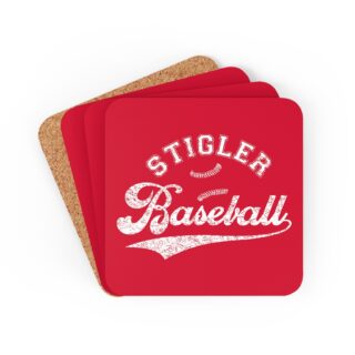 Red Stigler Baseball Coaster Set